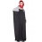 Nazneen Kaftan Style Contrast Across Sleeve Irani Abaya