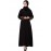 Nazneen Golden Triangle Lace at Sleeve Casual Abaya