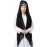 Nazneen Ready To Wear Hand Work Black Turban With Attached Hijab