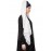Nazneen Ready To Wear Pearl Work Navy White Turban With Attached Hijab