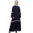 Nazneen Bell Sleeve Front Open Gathered Abaya