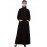 Nazneen Princess Seam Contrast Piping Executive Abaya