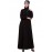 Nazneen Princess Seam Contrast Piping Executive Abaya