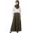 Nazneen Lace Body Solid Skirt Two Color Abaya