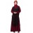 Nazneen Two Piece Diamond cut fully Beaded Front and Back Party Abaya