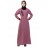 Nazneen side embroidery contrast piping Abaya