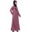 Nazneen side embroidery contrast piping Abaya