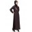 Nazneen side  embroidery contrast piping Abaya