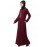 Nazneen Center embroidery contrast piping Abaya