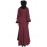 Nazneen Embroidered Patch Umbrella Abaya