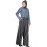 Nazneen Denim Pant Chambray Shirt Front Open Pant Abaya