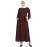 Nazneen Front Open Belt Casual Abaya