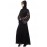 Nazneen Both sleeve resham embroidered front open Dubai Abaya