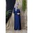 Nazneen Decorative Button Front Open Nida Abaya 
