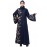 Nazneen right side and both sleeve Resham Embroidery Front open Abaya