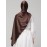 Nazneen Chocolate Brown Royal Touch Silky Shiny Solid Hijab