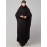 Nazneen Head to toe smocking at sleeve ready to wear one pc Jilbab with Naqab