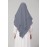 Nazneen Triangle tow layers tie at back Ready to wear Hijab cum Naqab
