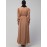 Nazneen Front Open long Cuff Gathered Puffed Sleeve Casual Abaya
