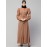 Nazneen Front Open long Cuff Gathered Puffed Sleeve Casual Abaya