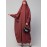 Nazneen Head to toe long cuff ready to wear one pc Jilbab with Naqab