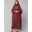 Nazneen Head to toe long cuff ready to wear one pc Jilbab with Naqab