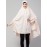 Nazneen stretchable smoking at wrist knee length Jilbab cum prayer khimar  Hijab