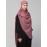 Nazneen Frill around shoulder, Triangle instant ready to wear tie at back Trendy Hijab