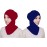 Nazneen Stretchable Under Hijab Ninja cap Combo pack of 2 (Maroon & Navy)