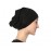 Nazneen Women's Tube Hijab Bonnet Cap Under Scarf Pullover (Black)