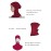Nazneen Stretchable Under Hijab Ninja cap (Maroon)