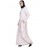 Nazneen Pleating At Waist Stretchable Knits Travel Abaya