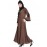 Nazneen Embroidered Patch Umbrella Abaya
