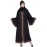 Nazneen Front Open With Lace And Contrast Band Dubai Kaftan