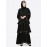 Nazneen Hand Work Three Bell Layer Party Abaya