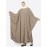 Nazneen Pearl Beaded Khaki Kaftan
