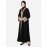 Nazneen Contrast Band, Cuff Pearls Beaded Dubai Kaftan