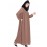 Nazneen Front Open Gather At Bust Casual Abaya