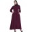 Nazneen Hidden Placket Front Open Casual Abaya