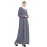 Nazneen Decorative Button Front Open Abaya