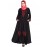 Nazneen Thread Embroidered Umbrella Nida Abaya