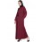Nazneen Front Zip And Slit Patch Work Nida Abaya