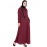 Nazneen Front Zip And Slit Patch Work Nida Abaya
