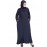 Nazneen Front Zip And Slit Patch Work Nida Abaya