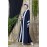 Nazneen Contrast Band With Inner Dubai Kaftan
