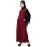 Nazneen Contrast Butterfly Sleeve Pleated Abaya