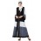 Nazneen Front Open Black/Grey/White Panels Dubai Kaftan