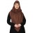 Nazneen Frill around shoulder, Triangle instant ready to wear tie at back Trendy Hijab