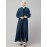Nazneen Front open Band Colar & cuff Daily wear casual Abaya