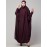 Nazneen Head to toe long cuff ready to wear one pc Jilbab with Naqab